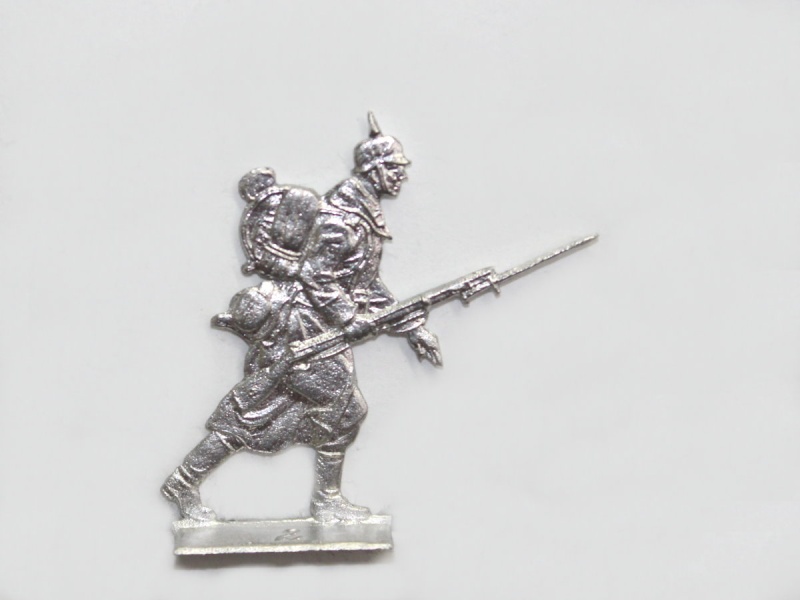 Rieche - preußische Infanterie mit Sturmgepäck, 33mm